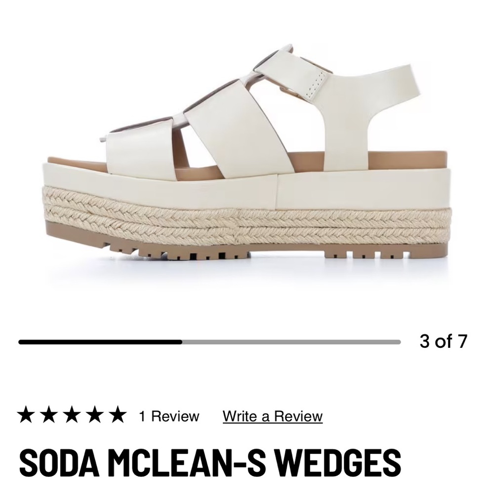 NWOT Soda Wedges